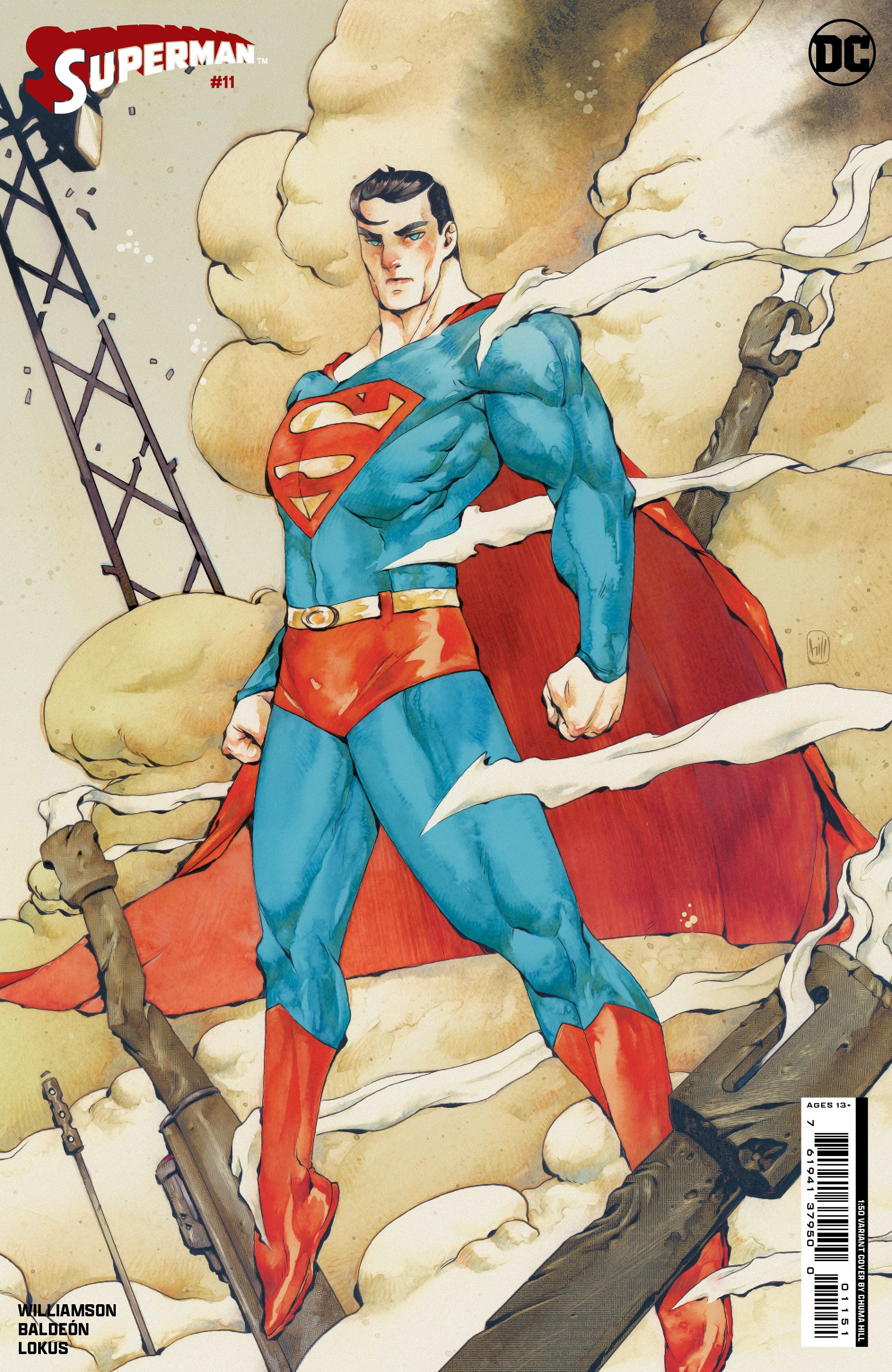 Superman #11 (Cvr G Inc 1:50 Chuma Hill Card Stock Variant) Comic