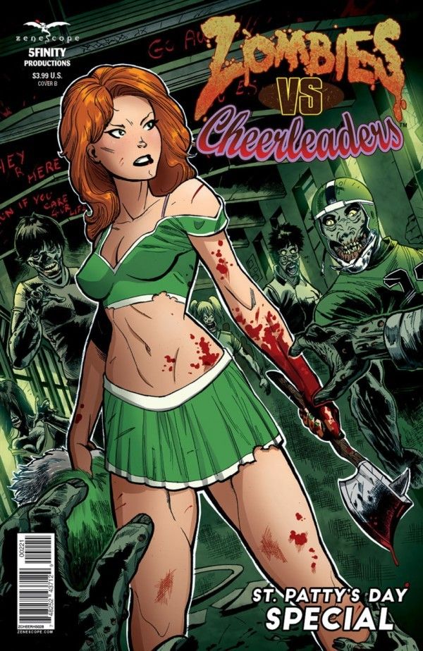 Zombies vs Cheerleaders: St. Patty's Day Special Comic