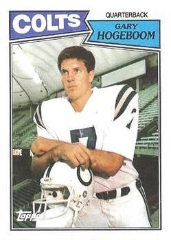 Gary Hogeboom 1987 Topps #374 Sports Card