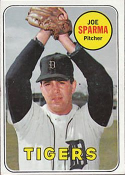 Joe Sparma 1969 Topps #488 Sports Card