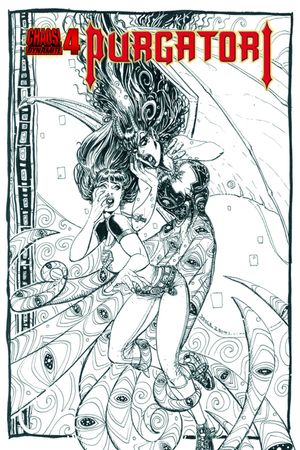 Purgatori #4 (25 Copy Chin B&amp;w Cover)