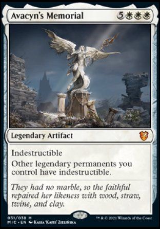 Avacyn's Memorial (Innistrad Midnight Hunt Commander Decks) Trading Card