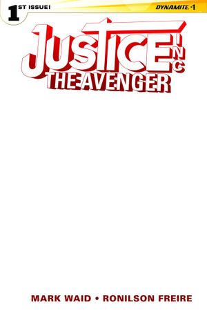 Justice, Inc.: The Avenger #1 (Blank Authentix Cover)