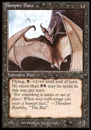 Vampire Bats (Legends) Trading Card