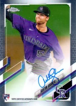 Ashton Goudeau 2021 Topps Chrome - Rookie Autographs Baseball #RA-AGO Sports Card