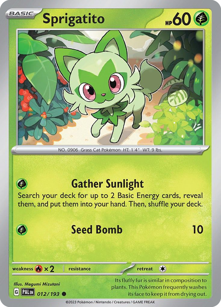 Sprigatito (12/193) - Paldea Evolved Pokémon Card