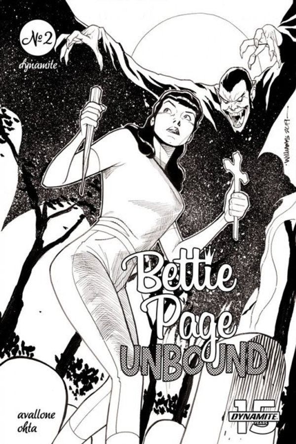Bettie Page: Unbound #2 (20 Copy Williams B&w Cover)