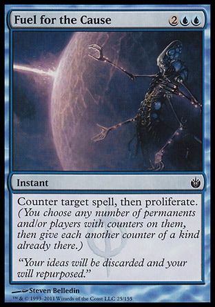 Fuel for the Cause (Mirrodin Besieged) Trading Card