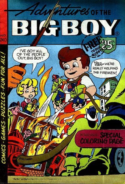 Adventures of Big Boy #240 Comic