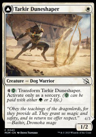 Tarkir Duneshaper (March of the Machine) Trading Card