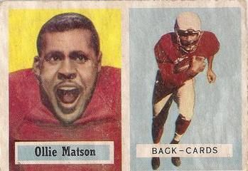 Ollie Matson 1957 Topps #26 Sports Card
