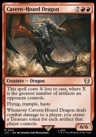 Cavern-Hoard Dragon (The Lord of the Rings Commander Decks) Trading Card