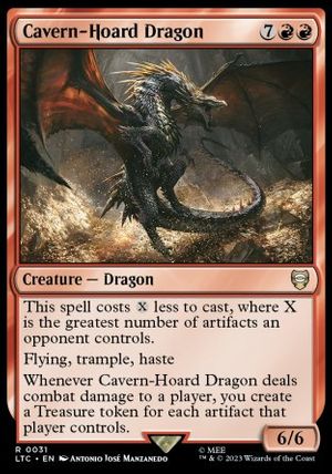 Cavern-Hoard Dragon (The Lord of the Rings Commander Decks)