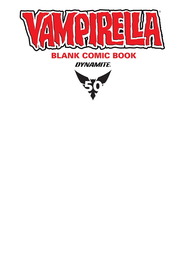 Vampirella #1 (Blank Comic Variant)