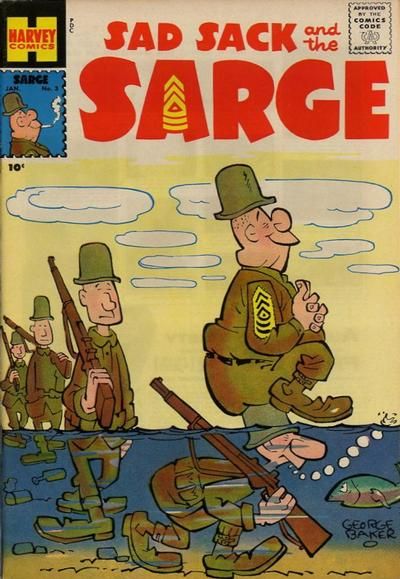 Sad Sack And The Sarge #3 Comic