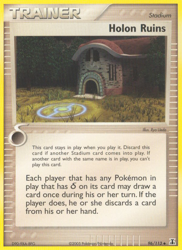 Holon Ruins (Trainer: Stadium) (96/113) - Delta Species Pokémon Card