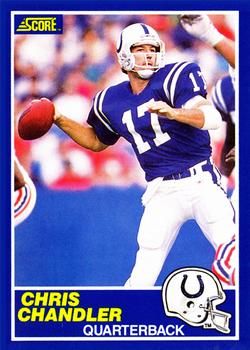 Chris Chandler 1989 Score #27 Sports Card
