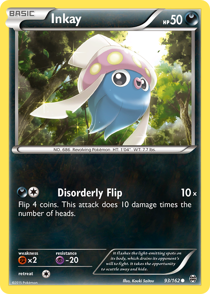 Inkay (93/162) - BREAKthrough Pokémon Card