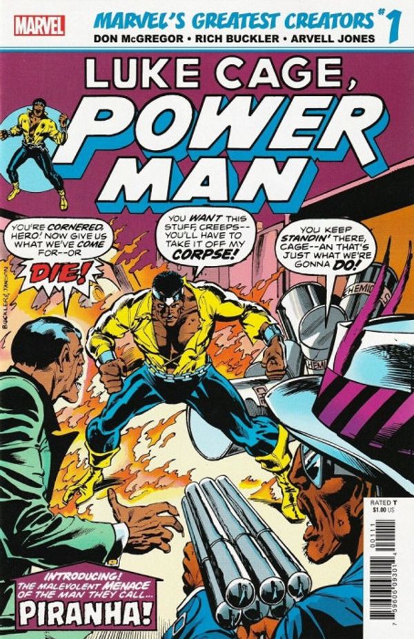 Marvel's Greatest Creators: Luke Cage, Power Man #1
