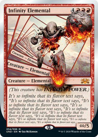 Infinity Elemental (Unsanctioned) Trading Card