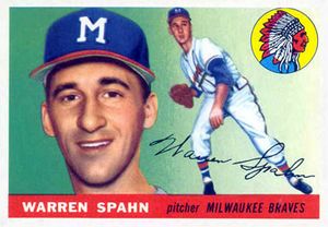 Warren Spahn 1955 Topps #31