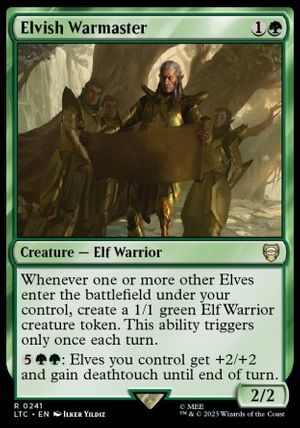 Elvish Warmaster (The Lord of the Rings Commander Decks)