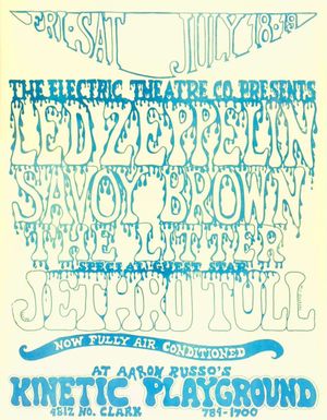 Led Zeppelin Kinetic Playground 1969