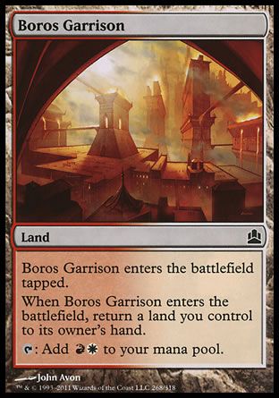 Boros Garrison (MTG Commander) Trading Card