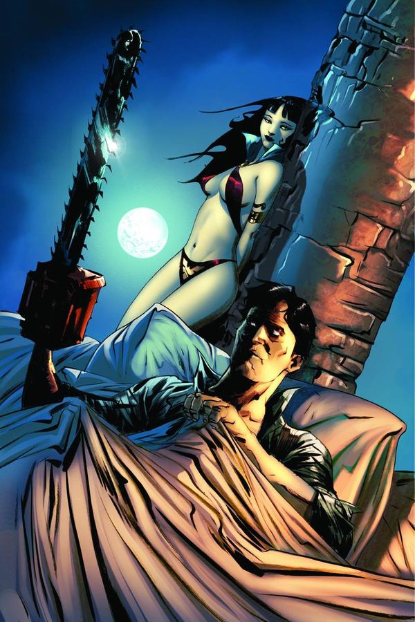Vampirella Army Of Darkness #1 Rare Lee Virgin Sgn