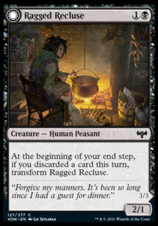 Ragged Recluse (Innistrad: Crimson Vow) Trading Card