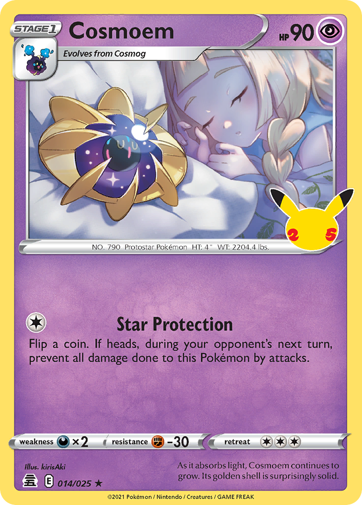 Cosmoem (14/25) - Celebrations Pokémon Card