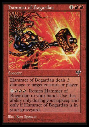 Hammer of Bogardan (Mirage) Trading Card