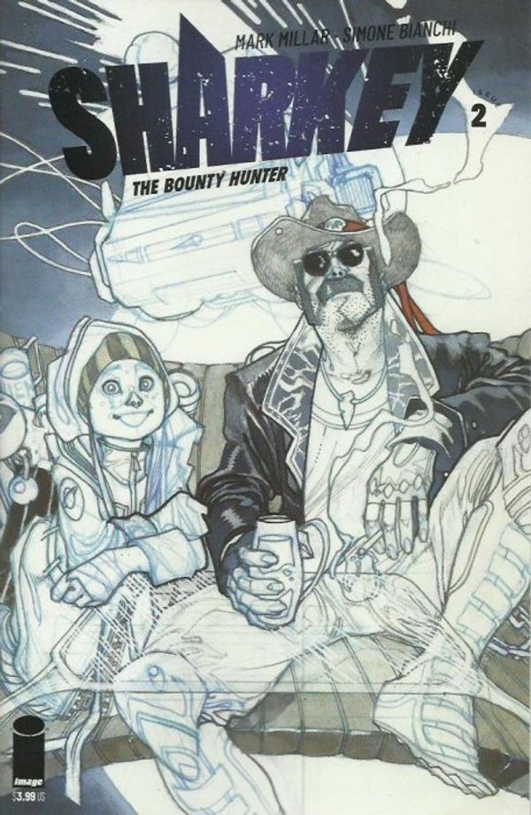 Sharkey the Bounty Hunter #2 (Bianchi Sketch Cover)