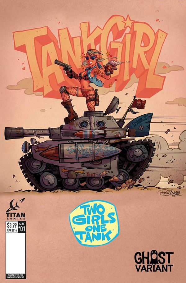 Tank Girl: Two Girls, One Tank #1 (Ghost Variant)