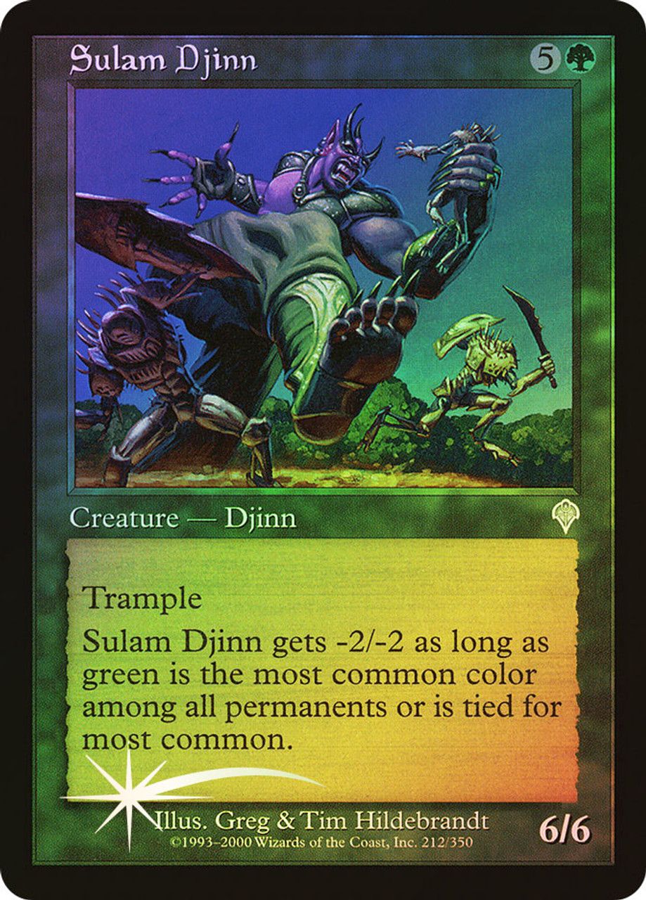 Sulam Djinn (Invasion - Foil) Trading Card