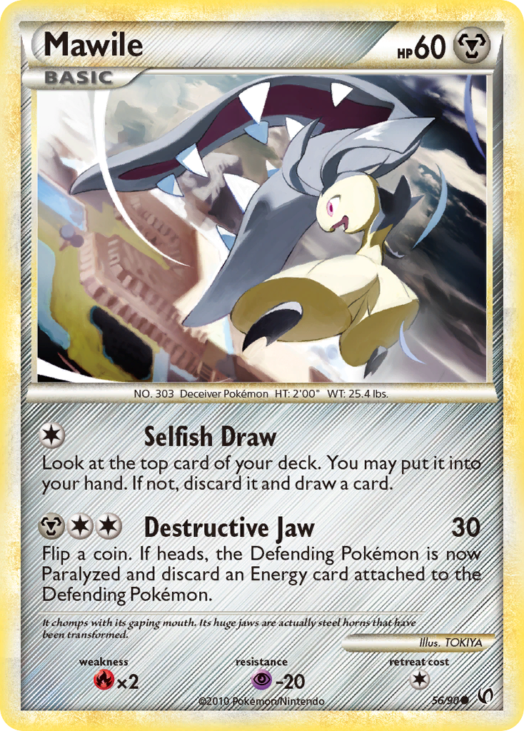 Mawile (56/90) - HS—Undaunted Pokémon Card