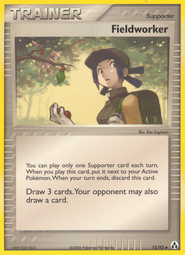 Fieldworker (Trainer: Supporter) (73/92) - Legend Maker Pokémon Card