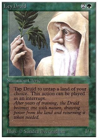 Ley Druid (Unlimited) Trading Card