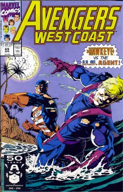 Avengers West Coast #69 Comic