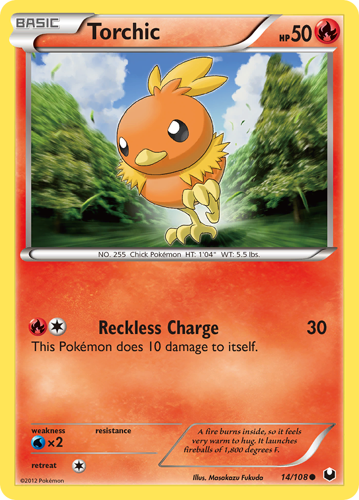 Torchic (14/108) - Dark Explorers Pokémon Card