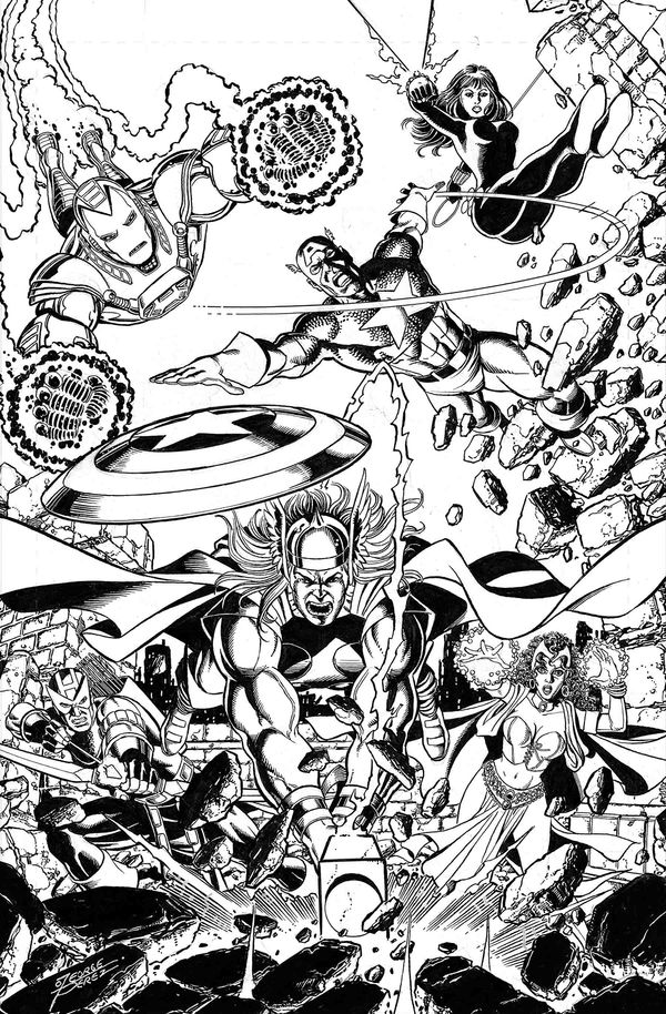 Avengers #10 (Perez Sketch Variant)