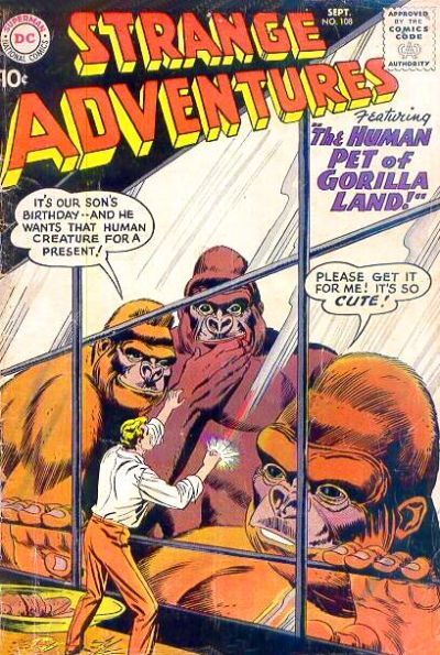 Strange Adventures #108 Comic