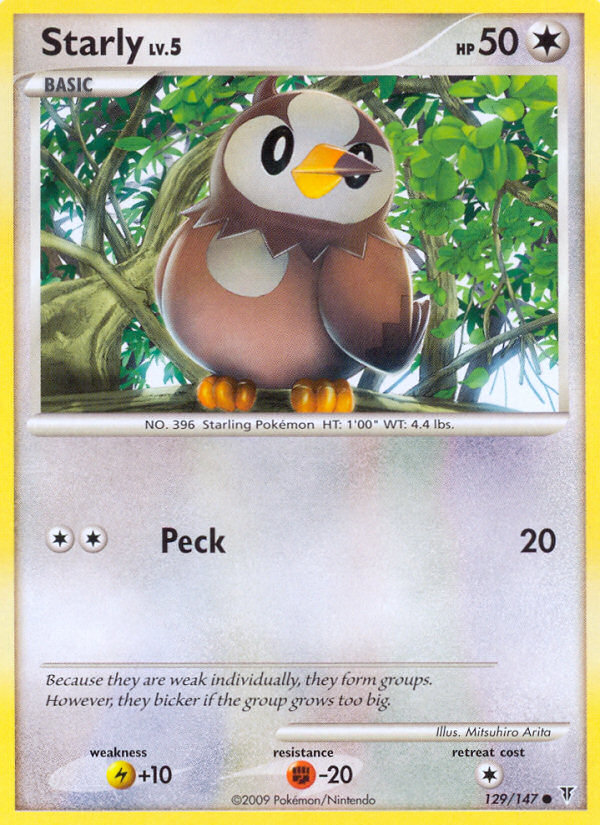 Starly (129/147) - Supreme Victors Pokémon Card