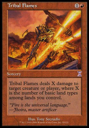 Tribal Flames (Time Spiral) Trading Card