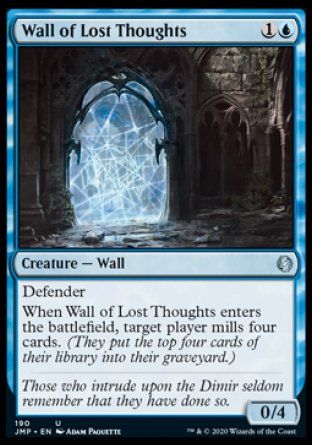 Wall of Lost Thoughts (Jumpstart) Trading Card