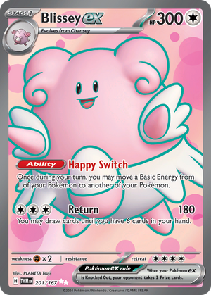 Blissey ex (201/167) - Twilight Masquerade