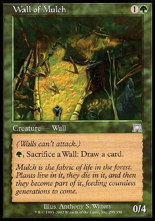 Wall of Mulch (Onslaught) Trading Card