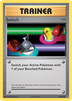 Switch (Trainer: Item) (88/108) - Evolutions (Reverse Holo)