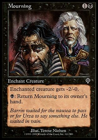 Mourning (Invasion) Trading Card