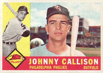 Johnny Callison 1960 Topps #17 Sports Card